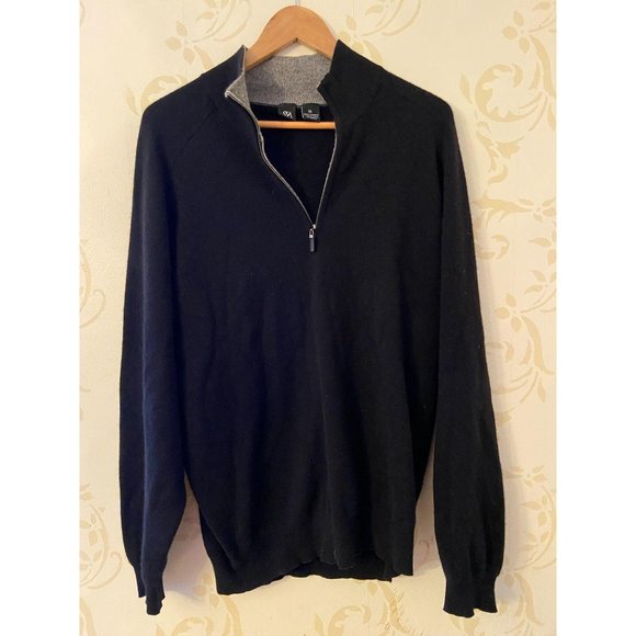 SFA Saks Fifth Avenue 100% Cashmere Black Stunning - Picture 1 of 3